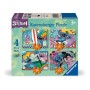 Puzzle Disney Stitch 4 buc in cutie 12 16 20 24 piese